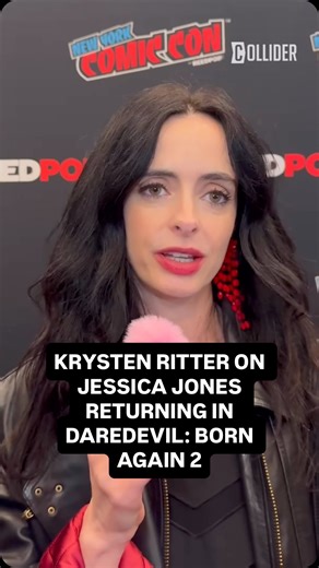 Collider on Instagram: "Collider Maggie Lovitt spoke with Krysten Ritter at New York Comic Con about her return as Jessica Jones in Daredevil: Born Again Season 2 👀 #NYCC #NewYorkComicCon #KrystenRitter"
