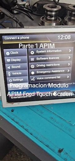 Reprogramación de Módulo APIM SYNC2 para Pantalla Ford