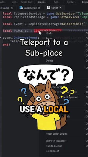 Cómo Teletransportarse a un Sub-lugar en Roblox