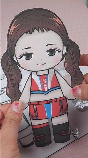 아이브(ive)장원영님 after like버전 코디북 만들기 | 종이인형 무료도안 2번째😆