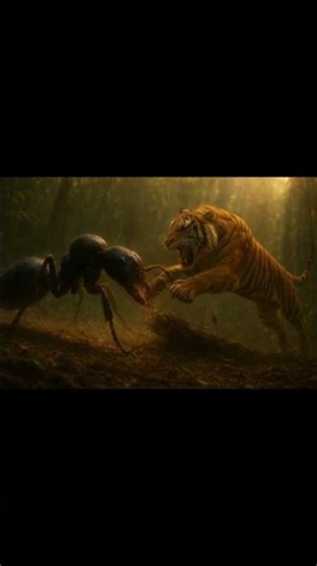 Mutated Ant Vs Tiger #wildlife #wild #animals