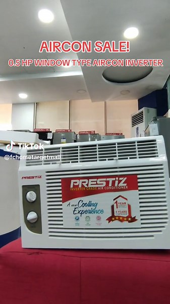 AFFORDABLE NA AIRCON? #fchomecenter #fchomecentertargetmall #appliances #aircon #airconditioner #windowtypeaircon #prestizaircon #sale #affordable #homebuddiesph #fyp #fypシ