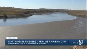Draw-down of reservoir above Rainbow Dam