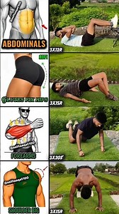 😱4 Exercises To Build Abs, Glutes, Forearms & Shoulders | Full Body Strength Workout 🔥💪 #workout
