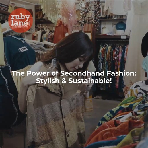 Shop Ruby Lane for sustainable vintage fashion and jewelry!  www.rubylane.com | Ruby Lane | Facebook