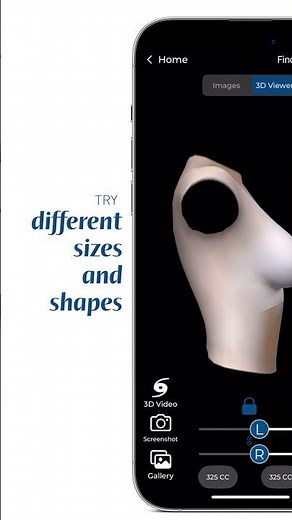 MENTOR™ Breast Implant Simulator App