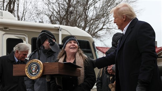 Helene victims share 'horrific' moments of survival with President Trump in North Carolina