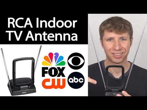 RCA Amplified Indoor TV and FM Antenna Review ANT310Z