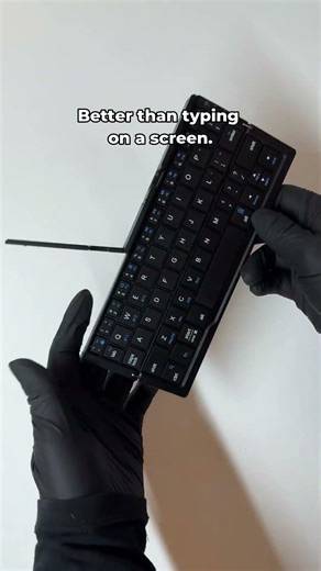 Better than typing on a screen. #zeekeys #mobility #remote