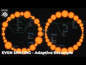 Adaptive Curve Resample - Geometry Nodes