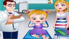 Baby Hazel en el hospital