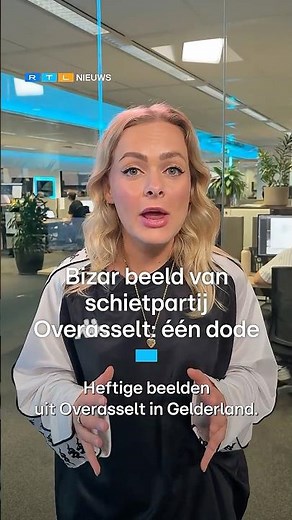 Bizar beeld van schietpartij Overasselt: één dode | RTL Nieuws