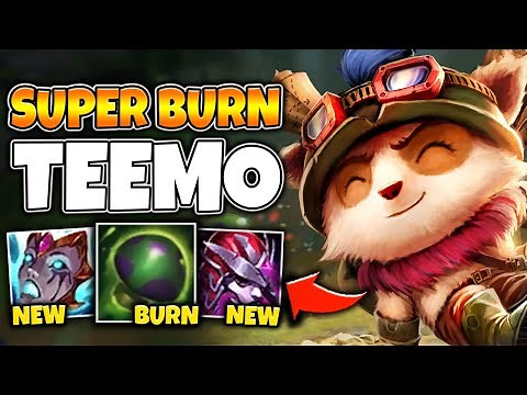 THIS SUPER BURN TEEMO BUILD TICKS 25% OF THEIR HP PER SECOND?! - League of Legends