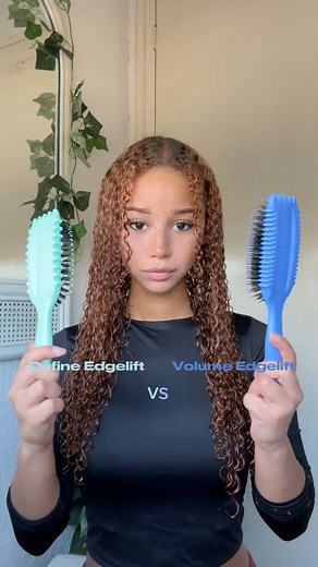 The curl showdown: Volume vs. Definition 🪮 Which side are you choosing?? 👀 Pro tip: Downward brushing keeps the roots controlled. Upward brushing adds lift 🙆‍♀️ #bouncecurl #bouncecurlresults #curlyhairtutorial | Bounce Curl