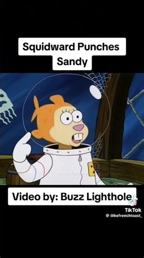 Sandy cheeks 😛😛😛😛Get punched🤯🤯🤯🤯🤯😓