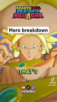 LSSJ Broly Hero Breakdown in #dragonballgekishinsquadra #dragonballz #shorts