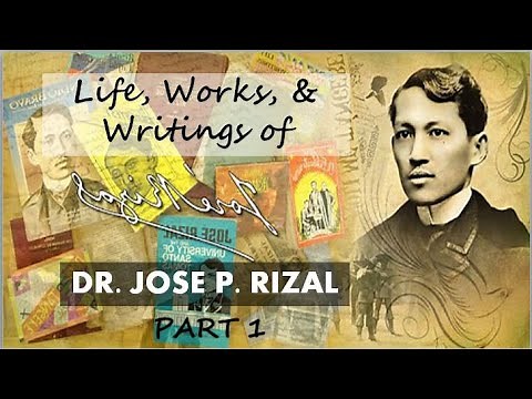 LIFE, WORKS & WRITINGS OF DR. JOSE RIZAL PART 1 | NATIONAL HERO
