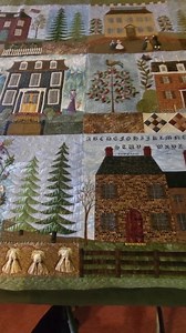 A Colonial Neighborhood House Quilt Pattern - Etsy