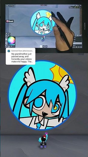 Time to draw your pfp on roblox spray paint! who next? #roblox #art #drawing #robloxartist