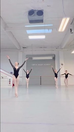 Teaching process of the Pirouettes Combination in Center - Vaganova training in California