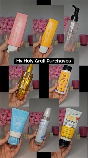 My Holy Grail Products I Keep Repurchasing 🤍🎀 #shorts