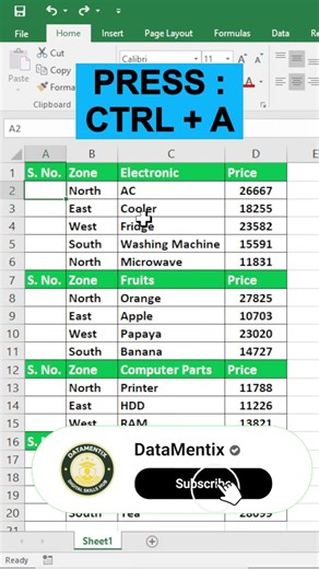 Auto Serial Number in Excel | Generate S.No Automatically (No Drag Needed!)