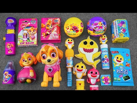 63 Minutes Satisfying with Unboxing Paw Patrol Skye & Baby Shark Candy Toys Collection ASMR 🐾