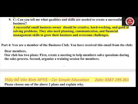 Aptis Writing - Business Club 2