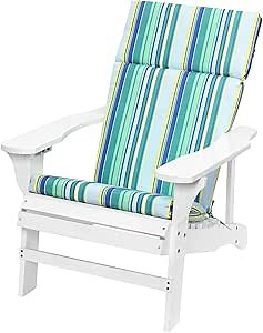 Adirondack Chair High Density Foam Cushions,High Back Outdoor Rocking Chair Cushion