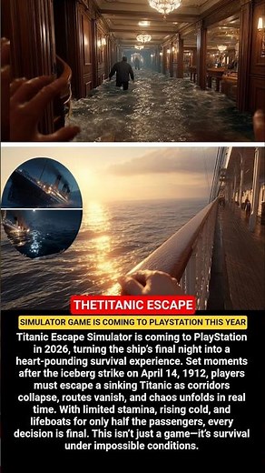 Titanic Escape Simulator: Survive the Night the Ship Went Down #shorts