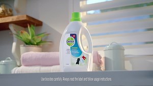 1.4K views · 56 reactions | Washing by using detergents alone might not get rid of Bacteria. Add Dettol Antibacterial Laundry Sanitizer to your wash to kill 99.9% of Bacteria. With Dettol, be 100% sure. | Dettol Arabia | Facebook