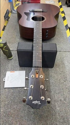 Lovely Taylor Guitar | Strings Installation #gbrcenter #acousticguitar #taylorguitars #guitarshop