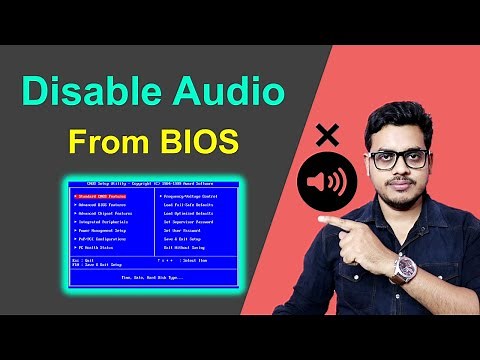 How to disable computer audio from bios | Computer no Sound Problem