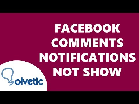 Facebook Comment Notifications on Not Showing FIX ✅✅