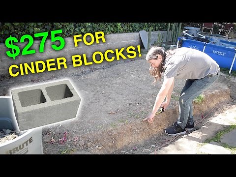 Pond Retaining Wall Preparation! FOR DIY POND BUILD!