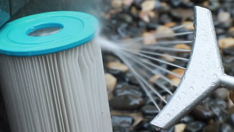 Premium Pool & Spa Filter Cartridge Cleaner, Removes Debris & Dirt from Pool Filters in Seconds, Heavy Duty & Durable Pool Cartridge Filter Cleaner, for a Clean Flow of Water