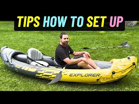 Intex Explorer Inflatable Kayak Review and Assembly of Full Set-up