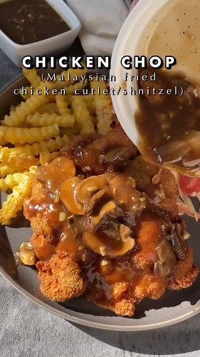 Delicious Chicken Chop Recipe with Mushroom Sauce