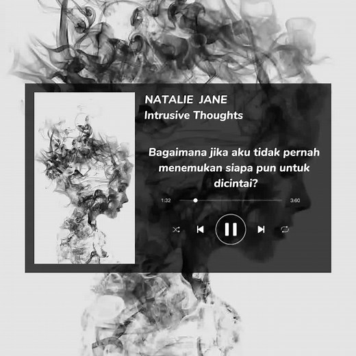 Intrusive Thoughts Full Lyrics Video with Natalie Jane