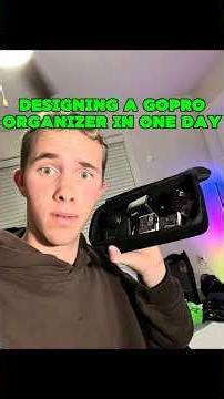 3d printing a GoPro box organizer#3dprinting #automobile #supercars #car