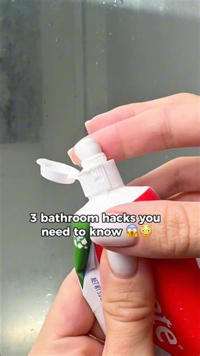 3 Bathroom Cleaning Hacks That Actually Work 🧼✨ #cleaninghacks #bathroom #lifehacks #shortvideo