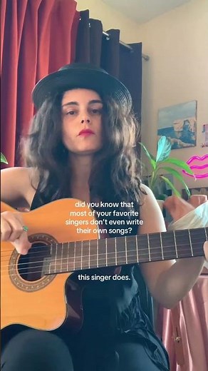 most famous singers don’t write their songs, secret songwriters write them 🎸#guitar #music #singer