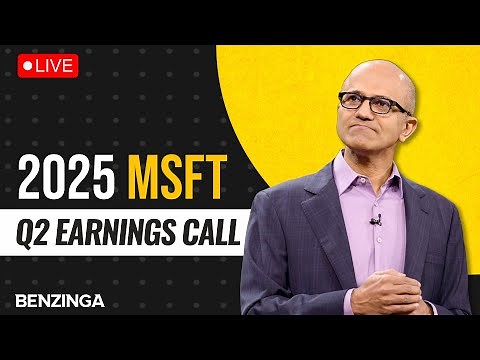 🔴 WATCH LIVE: Microsoft Q2 2025 Earnings Call | $MSFT