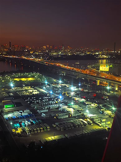東京の観覧車から見る美しい夜景