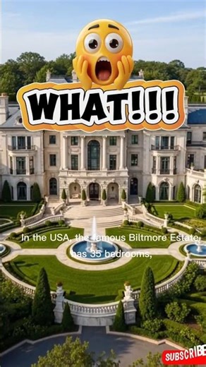 America’s REAL Palace Has 35 Bedrooms 😳🏰 #facts #motivation