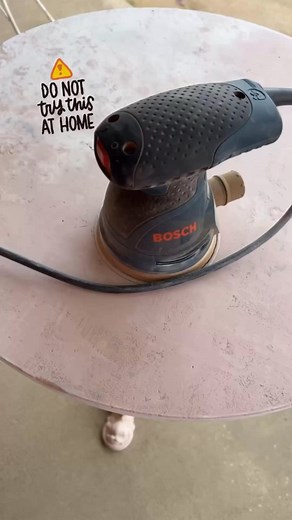 I broke a lot of rules of marble care on this one! I used my sander to remove the paint, which, it turns out, a lot of people have done. Who knew?! What most others may not have done, though, is thrown every rust removing product at it that I could think of! And, nothing worked! Those are some deeeeep stains! But, I can live with them quite happily! I also tried my hand at polishing with diamond pads. They definitely brought out a super smooth feeling finish, but I think a few more rounds would 