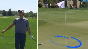 "Klasse" - Thorbjørn Olesen laver hole-in-one i førerbold