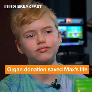 125K views · 828 reactions | Keira's organs saved Max's life.  Now the new donation law will be named after them ⬇️ | BBC Breakfast | Facebook