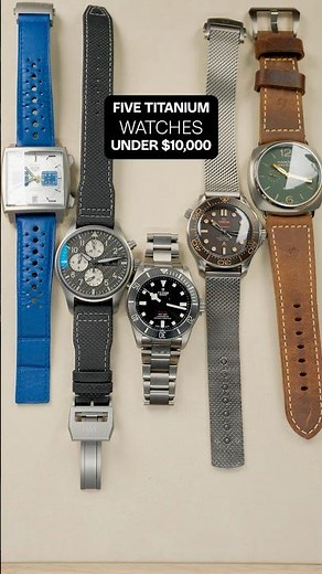Five Titanium Watches Under $10,000 - Omega, Tudor and More l SwissWatchExpo