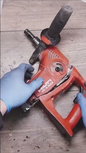 Hilti hammer drill service maintenance repair powertools repair video